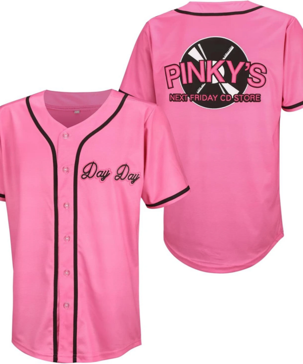 Movie Next Friday Pinky Record #1 Day Day Baseball Jersey Hip Hop Shirt Print