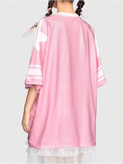 Women's Jersey Shirts Y2K Graphic Tees Streetwear Cute Football Jerseys Oversized T-Shirt Tops - Image 10