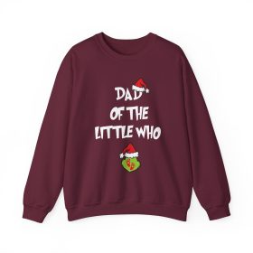 A little who is due Couples Grincmas Pregnancy Announcement sweatshirt,Christmas Maternity shirt,Christmas Pregnancy,Matching shirts - Image 3