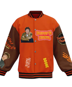 Alternative view of Benson Boone Beautiful Things Baseball Jacket or Bomber Jacket