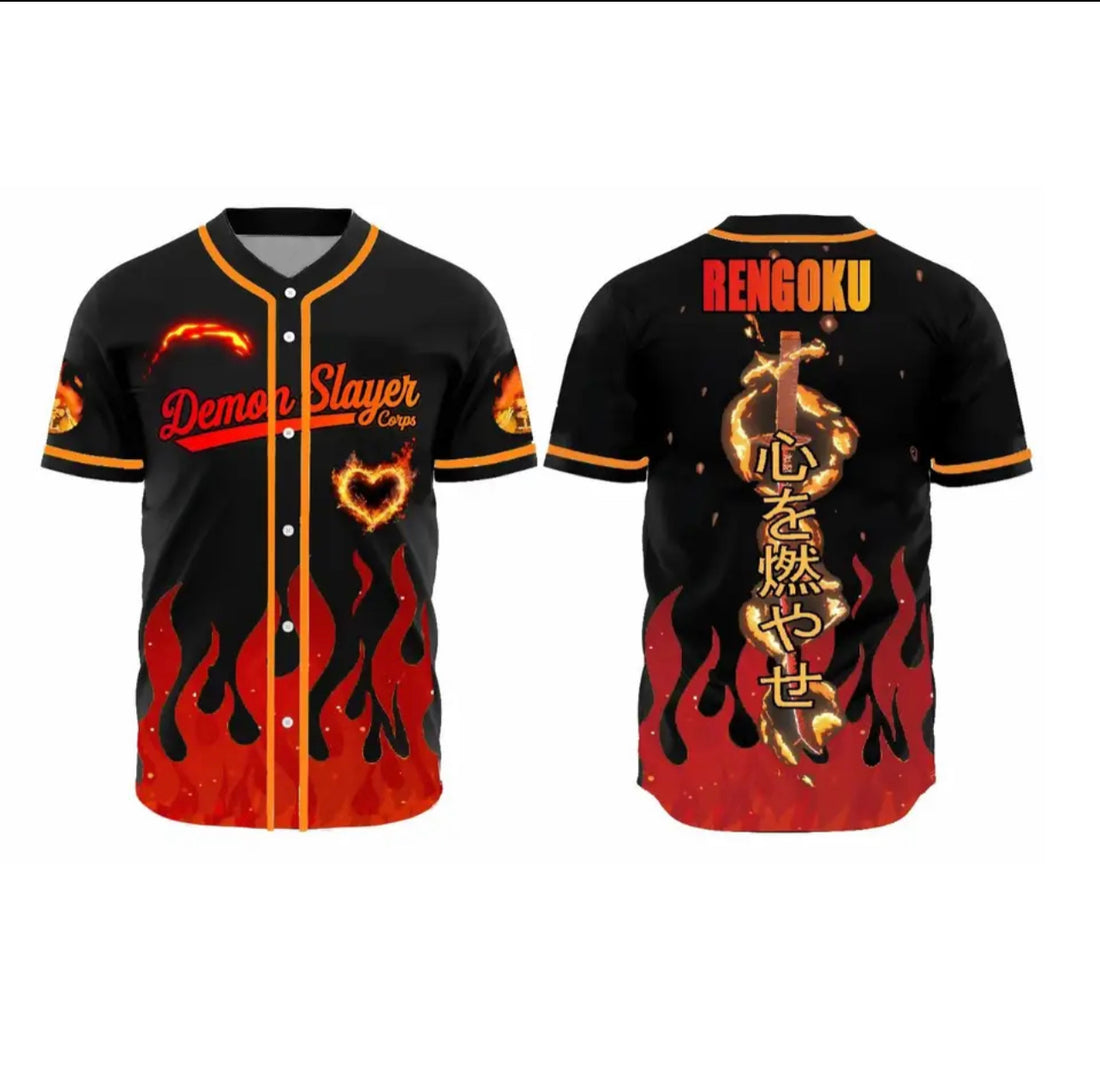 “Set Ablaze” - Rengkou Demon Slayer Jersey
