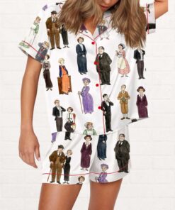 Downton Abbey Silky Satin Pajama Set