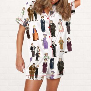 Downton Abbey Silky Satin Pajama Set