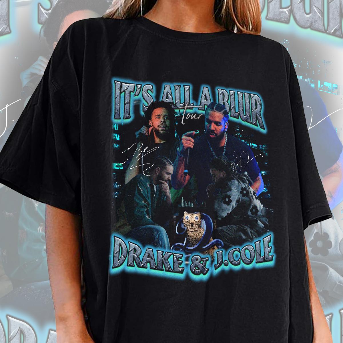 Drake J Cole - It's All Blur Tour 2024 Graphic Shirt, J. Cole Sweatshirt Hoodie