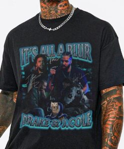 Alternative view of Drake J Cole - It's All Blur Tour 2024 Graphic Shirt, J. Cole Sweatshirt Hoodie