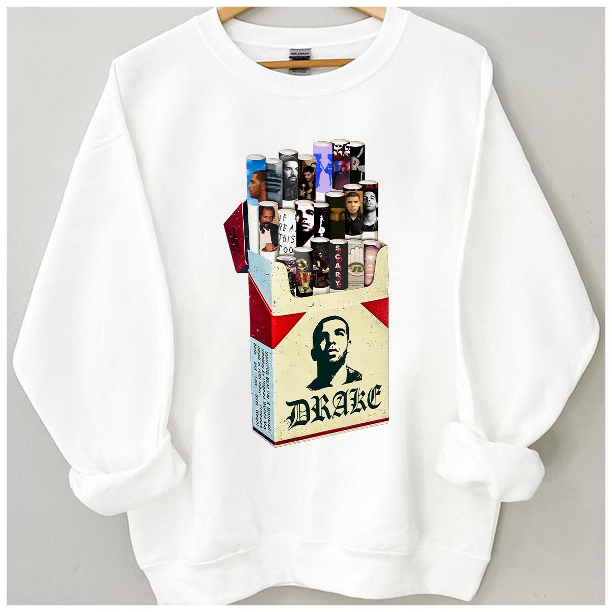 Drake Shirt, For All The Dogs Album Shirt, Drake Vintage Graphic Sweatshirt - Image 4