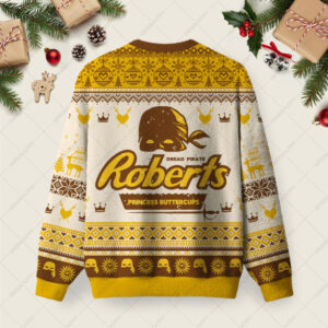 Alternative view of Dread Candy Roberts Christmas Fuzzy Fleece Sweatshirt