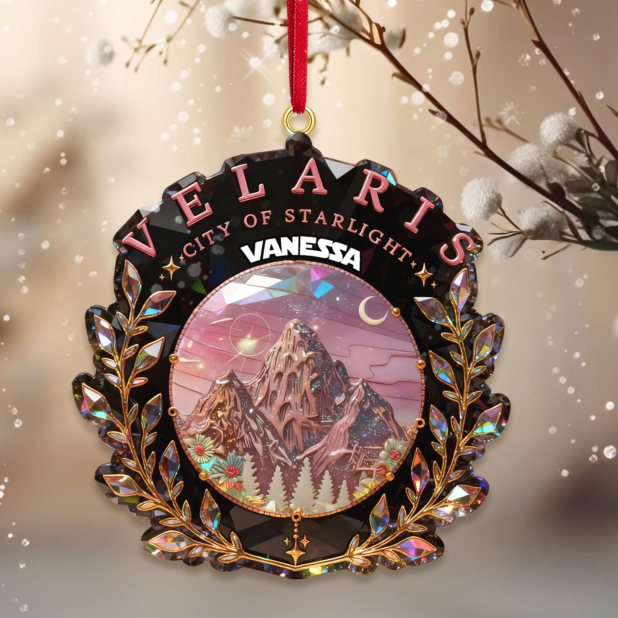 Alternative view of Dreamy City Of Star Ornament, Personalized Gifts For Fantasy Novel Fans 01QHMG131025