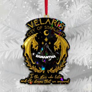 Dreamy City Of Star Ornament, Personalized Gifts For Fantasy Novel Fans 01QHMG131025