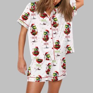 Drink Drank Drunk Grnch Pajama Set