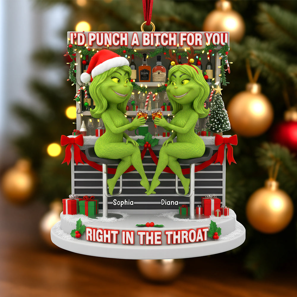 Drinking Bestie Ornament - Personalized Gifts For Best Friends 03tgqn170925