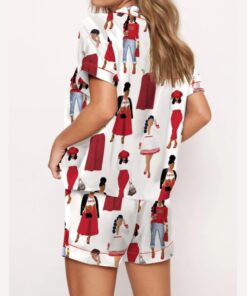 Alternative view of DST Sisterhood Satin Pajama Set