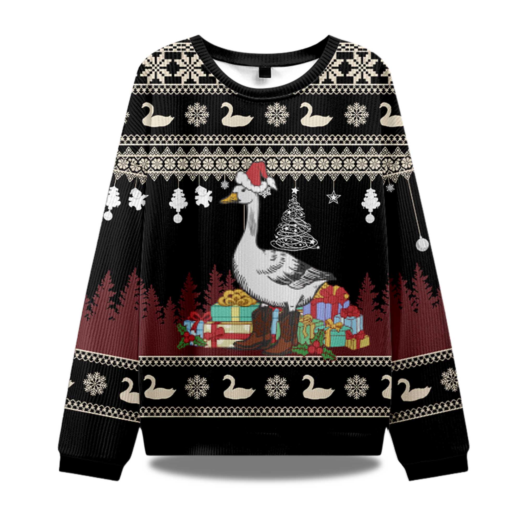 Duck Christmas Ugly Sweater