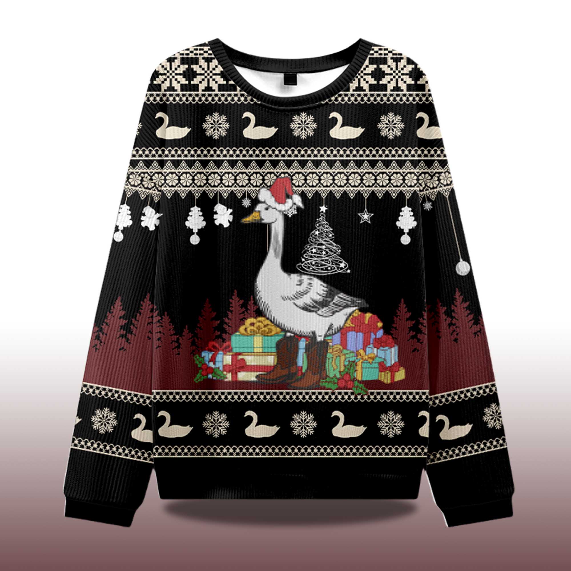 Alternative view of Duck Christmas Ugly Sweater