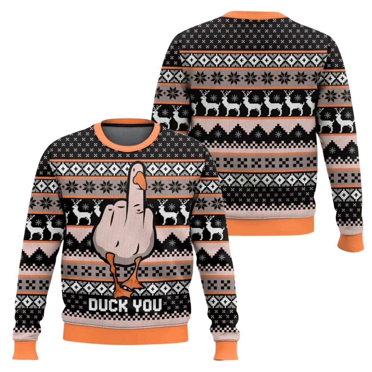 Duck You Ugly Christmas Sweater