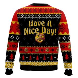 Alternative view of Dude Love Mick Foley Ugly Christmas Sweater