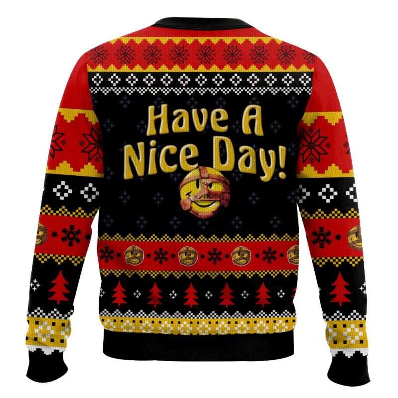 Alternative view of Dude Love Mick Foley Ugly Christmas Sweater