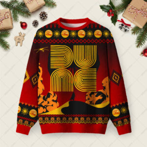 DUNE Ugly Christmas Fuzzy Fleece Sweatshirt