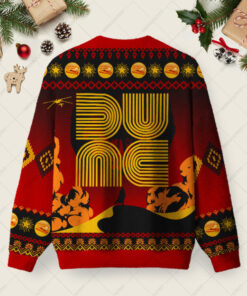 Alternative view of DUNE Ugly Christmas Fuzzy Fleece Sweatshirt