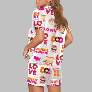 Alternative view of Dunkie Junkie Love Pajama Set