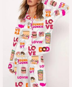 Dunkie Junkie Print Pajama Set