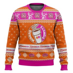 Dunkin' Donuts Ugly Christmas Sweater