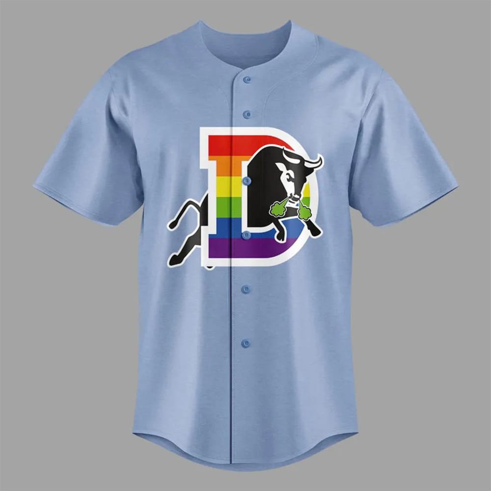 Alternative view of Durham Bulls Pride Jersey 2025