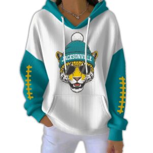 DUUUVAL Jaguars Beanie Christmas Pit Stripe Hoodie