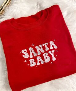 Santa Baby Crewneck Sweatshirt - Christmas Hoodie