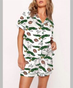Eagles Football Print Pajama Set