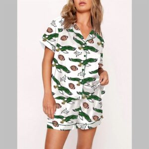 Eagles Football Print Pajama Set