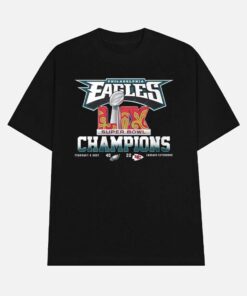 Alternative view of Eagles Super Bowl Champions 2 Two-Sided Shirt