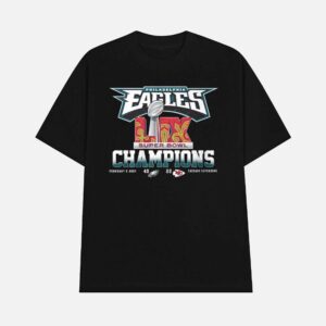 Alternative view of Eagles Super Bowl Champions 2 Two-Sided Shirt