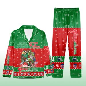 Alternative view of Eagles x Phillies City Of Brotherly Love 2025 Pajama Set