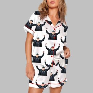 Alternative view of Elon Musk Dark Gothic Cringey Pajama Set