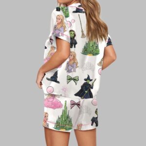 Alternative view of Elphaba And Glinda Glitter Pajama Set