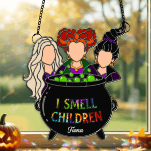 Enchanted Witches Trio Suncatcher - Personalized Christmas Gifts For Witch Lovers 02PGLU050825