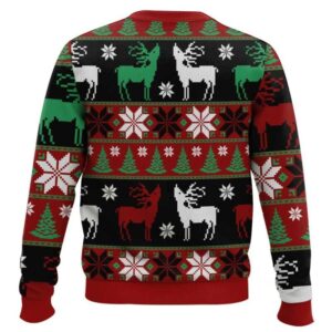 Alternative view of Epstein Didn't Kill Himself Ugly Christmas Sweater