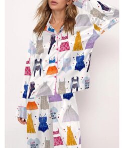 Alternative view of Eras Tour Outfit Satin Pajama Set For Women