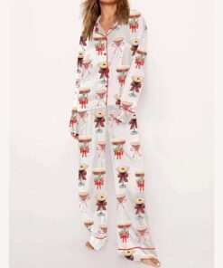 Alternative view of Espresso Martini Art Christmas Pajama Set