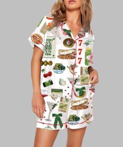 Espresso Martini Day Foods Luck You 777 Pajama Set