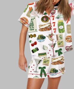 Alternative view of Espresso Martini Day Foods Luck You 777 Pajama Set