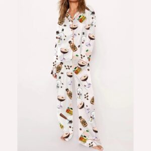 Alternative view of Espresso Martini Ketel One Almond Extract Maple Syrup Pajama Set