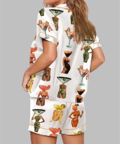 Alternative view of Espresso Martini Short Sleeve Pajama Set