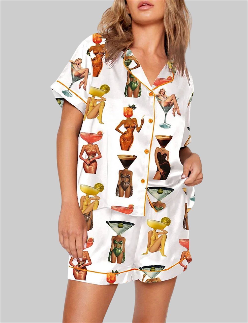 Espresso Martini Short Sleeve Pajama Set