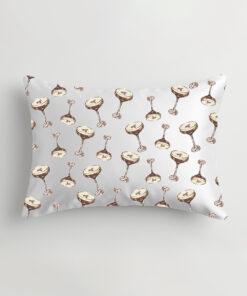 Espresso Martini Wedding Drink Satin Pillowcase