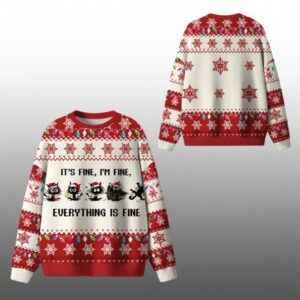 Every Thing Is Fine Ugly Sweater 2025 Christmas - Grishko.com