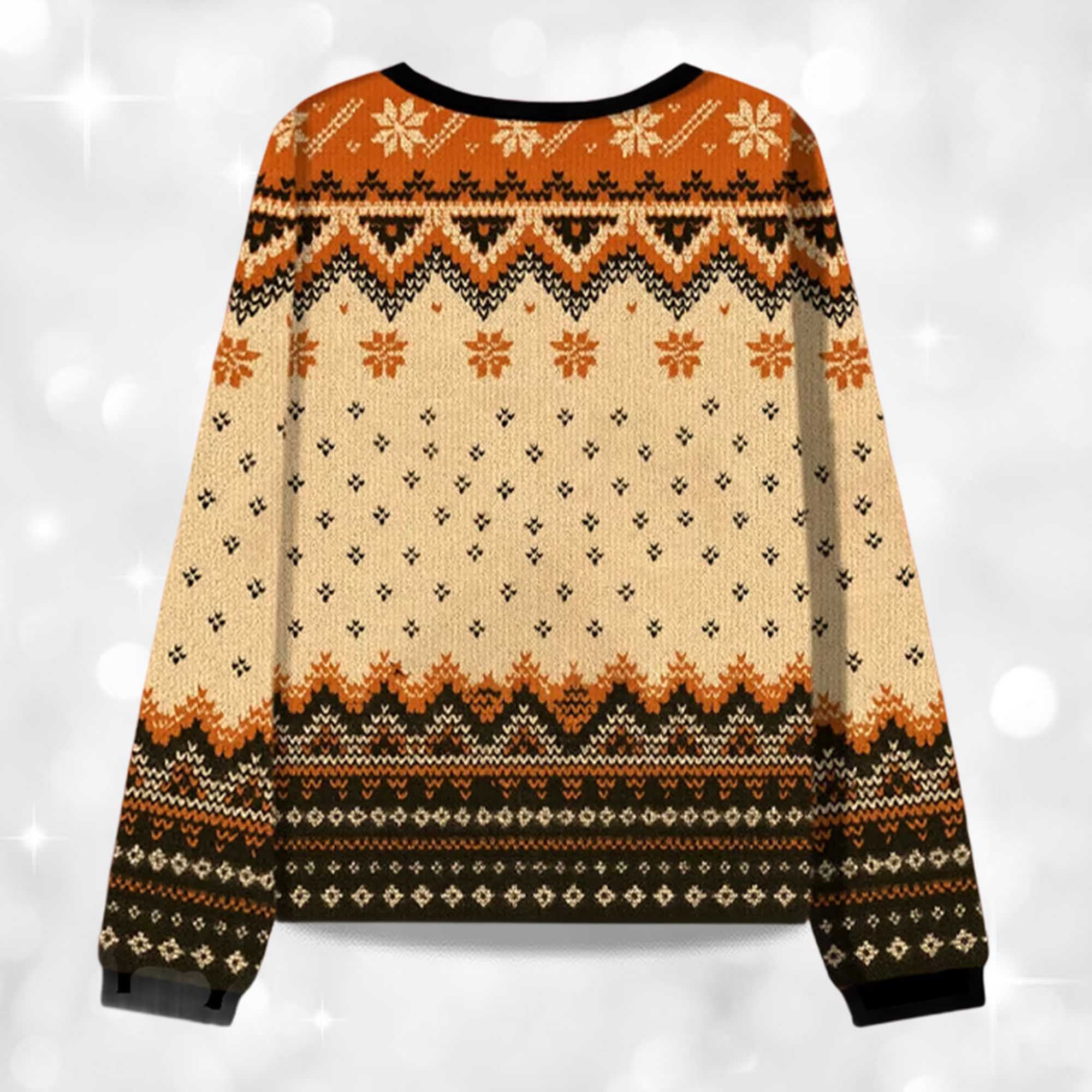 Everyday Is Trash Day Ugly Christmas Sweater - Image 2