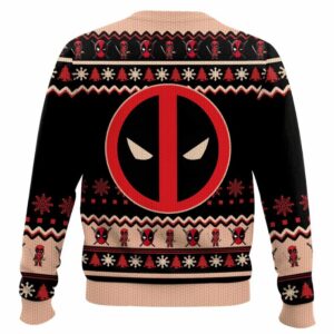 Alternative view of Everyone Loves Petter Deadpool Ugly Christmas Sweater