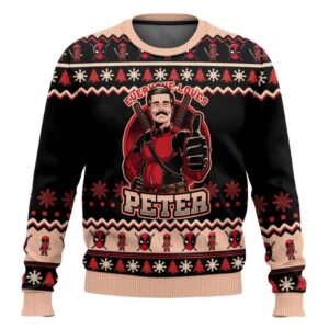 Everyone Loves Petter Deadpool Ugly Christmas Sweater